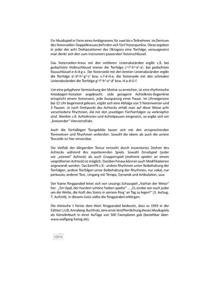 Ringparabel II für 2 bis x Teilnehmer Ringparabel II für 2 bis x Teilnehmer