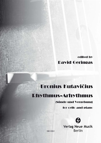 Rhythmus-Arhythmus für Violoncello und Klavier (1993) Rhythmus-Arhythmus für Violoncello und Klavier (1993)