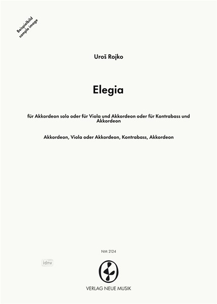 Elegia für Akkordeon solo (1993)