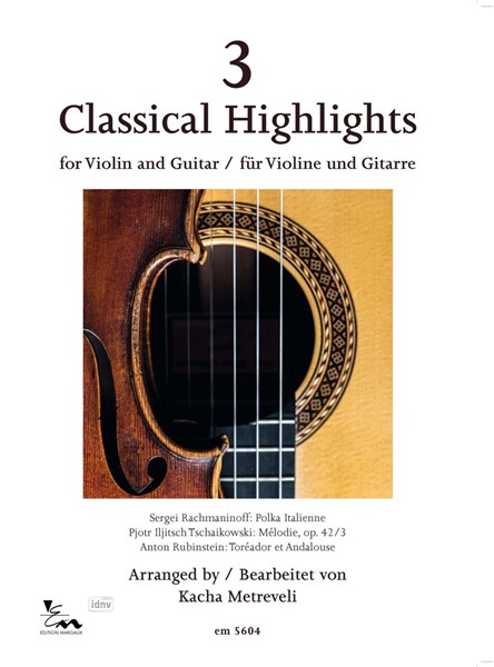 3 Classical Highlights für Violine und Gitarre