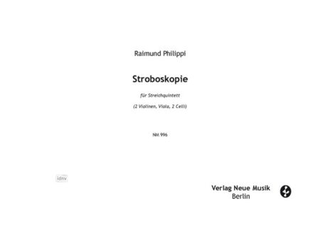 Stroboskopie für Streichquintett