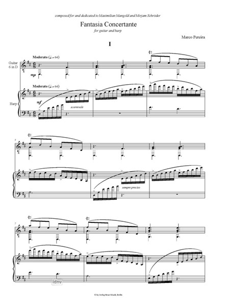 Fantasia Concertante für Gitarre und Harfe Fantasia Concertante für Gitarre und Harfe