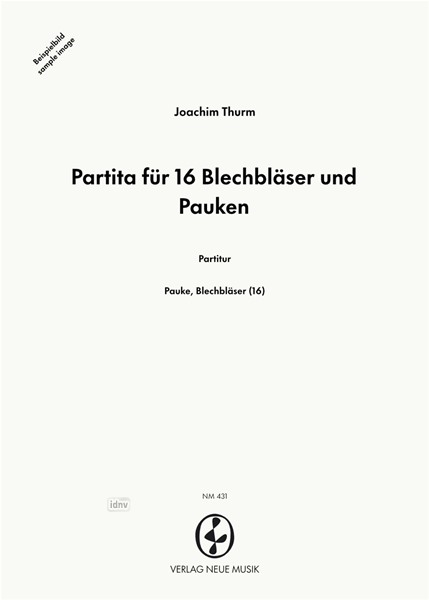 Partita für 16 Blechbläser und Pauken