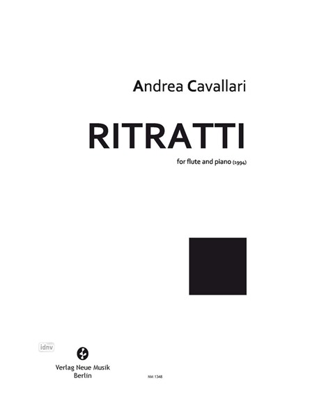 ritratti für Flöte und Klavier (1994) ritratti für Flöte und Klavier (1994)