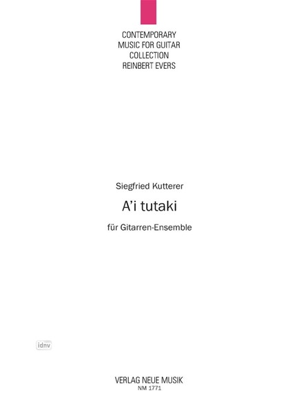 A'i tutaki für Gitarren-Ensemble (2013)