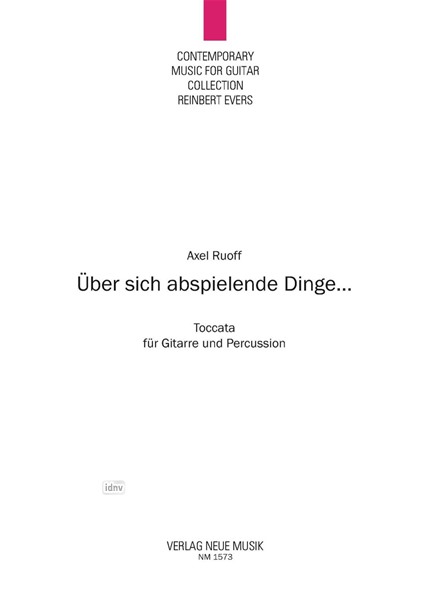 Über sich abspielende Dinge... für Gitarre und Percussion