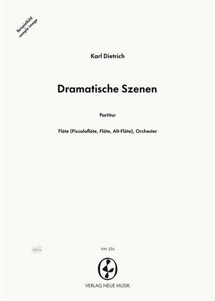 Dramatische Szenen für drei Flöteninstrumente und großes Orchester (1974)