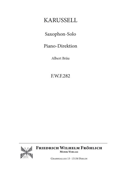 Karussell für Saxophon und Klavier