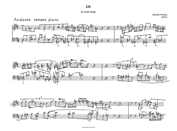 Z/K für Klavier (2012) Z/K für Klavier (2012)