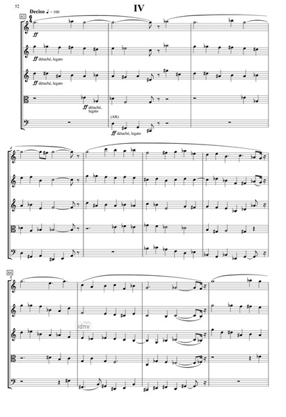 Klarinettenquintett für Klarinette und Streichquartett op. 66 (1986) Klarinettenquintett für Klarinette und Streichquartett op. 66 (1986)