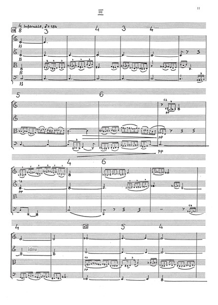 Streichquartett Nr. 8 op. 67 (1985) Streichquartett Nr. 8 op. 67 (1985)