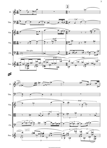 Don't insult our intelligence für Flöte, Posaune, Klavier, Violine, Viola und Kontrabass (2015) Don't insult our intelligence für Flöte, Posaune, Klavier, Violine, Viola und Kontrabass (2015)