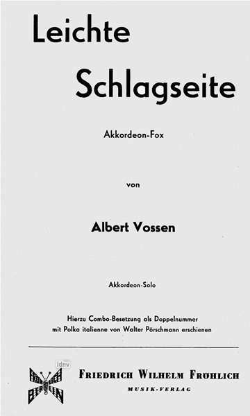 Leichte Schlagseite für Akkordeon Leichte Schlagseite für Akkordeon