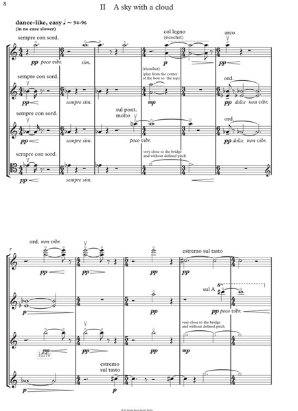 Himmel unterschiedlich für Streichquartett Himmel unterschiedlich für Streichquartett