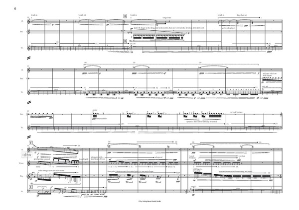 Abyss für Klarinette, Stimme (Mezzosopran), Violoncello und Klavier (2006)