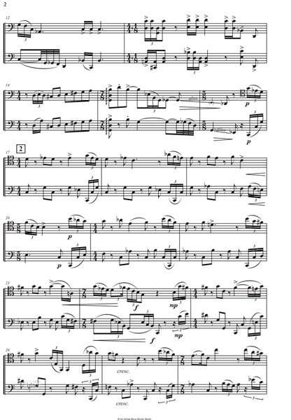 Puppenmeister für 2 Violoncelli (2015) Puppenmeister für 2 Violoncelli (2015)