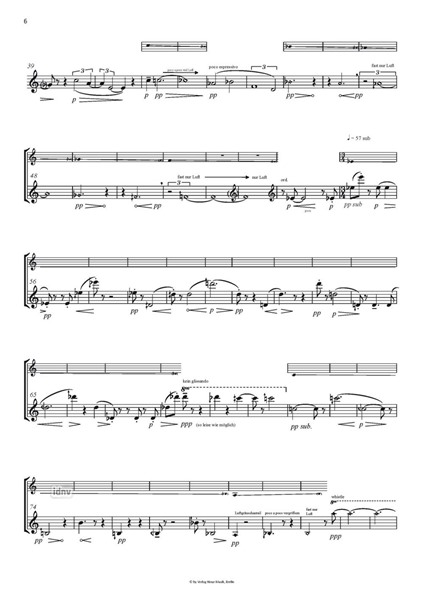 DAVOR für Flöte mit Glissando-Kopf (2013) DAVOR für Flöte mit Glissando-Kopf (2013)