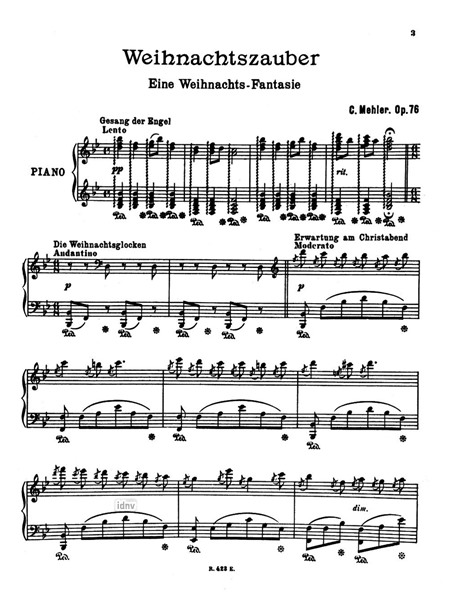 Weihnachtszauber für Klavier op. 76 Weihnachtszauber für Klavier op. 76