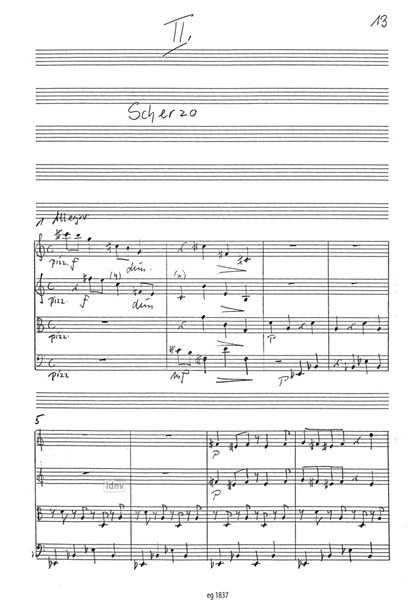 Streichquartett für Streichquartett (1991) Streichquartett für Streichquartett (1991)