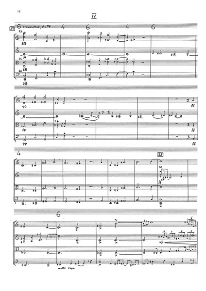 Streichquartett Nr. 8 op. 67 (1985) Streichquartett Nr. 8 op. 67 (1985)