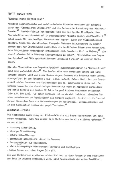 Der Generalbass in der Kammermusik Johann Sebastian Bachs Der Generalbass in der Kammermusik Johann Sebastian Bachs