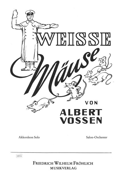 Weiße Mäuse für Akkordeon Weiße Mäuse für Akkordeon