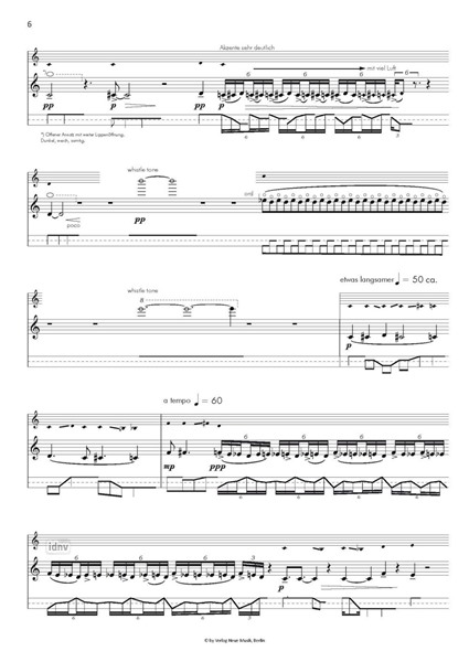 Wohin, Gevatter? für Glissando-Flöte solo (2012-13) Wohin, Gevatter? für Glissando-Flöte solo (2012-13)