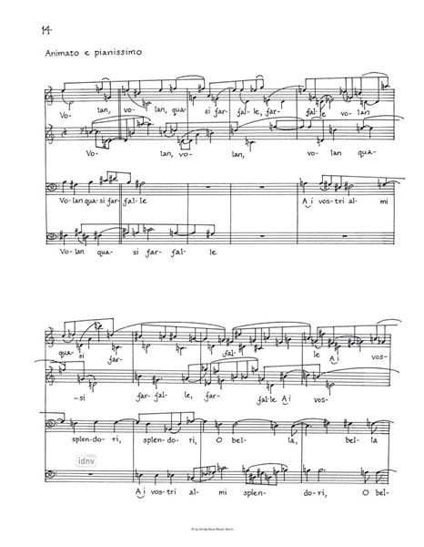 Gesualdo: Libro Sesto für Vokalensemble (2012-13) Gesualdo: Libro Sesto für Vokalensemble (2012-13)