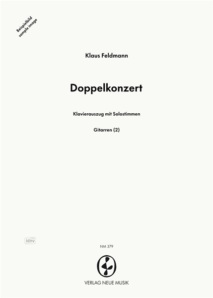 Doppelkonzert für zwei Gitarren und Kammerorchester Doppelkonzert für zwei Gitarren und Kammerorchester