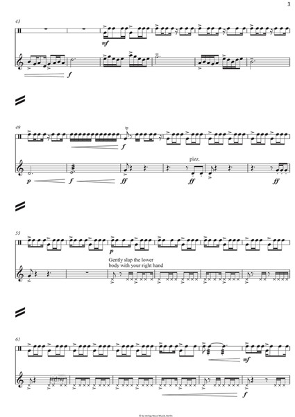 Ngolo Ngolo für Djembe und Violine (2010) Ngolo Ngolo für Djembe und Violine (2010)