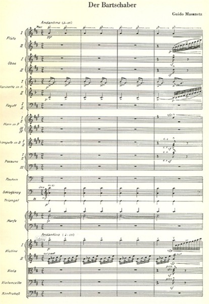 Der Bartschaber für großes Orchester Der Bartschaber für großes Orchester