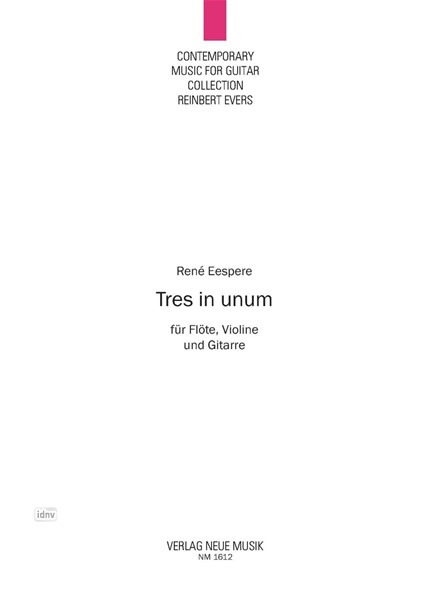 Tres in unum für Sopran, Flöte und Gitarre (2004)