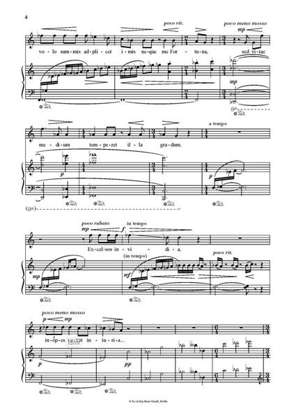 Epigramm VII für Mezzosopran und Klavier (2005) Epigramm VII für Mezzosopran und Klavier (2005)