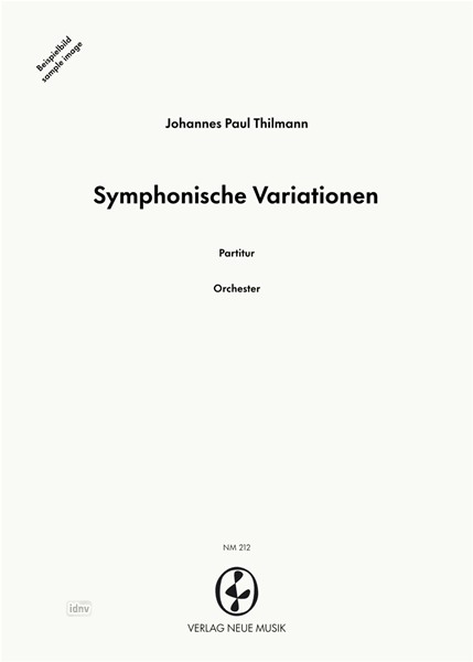 Symphonische Variationen für Orchester op. 71 Symphonische Variationen für Orchester op. 71