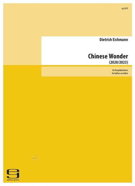 Chinese Wonder für Knopfakkordeon (2020/23)