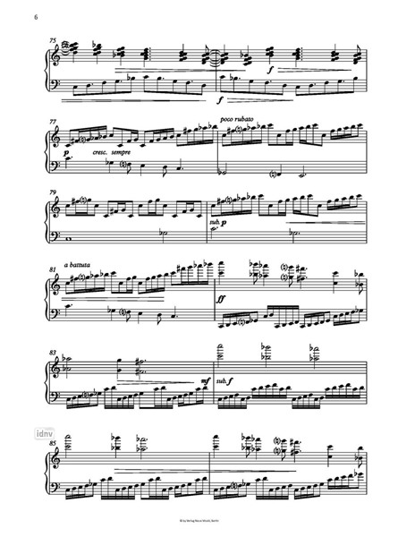 Toccata op. 135 für Klavier solo (2017) Toccata op. 135 für Klavier solo (2017)