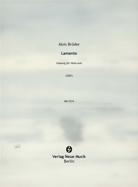 Lamento (Viola) für Viola solo (2002)