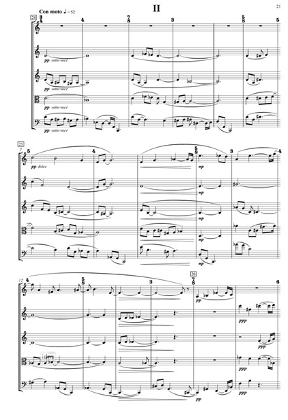 Klarinettenquintett für Klarinette und Streichquartett op. 66 (1986) Klarinettenquintett für Klarinette und Streichquartett op. 66 (1986)