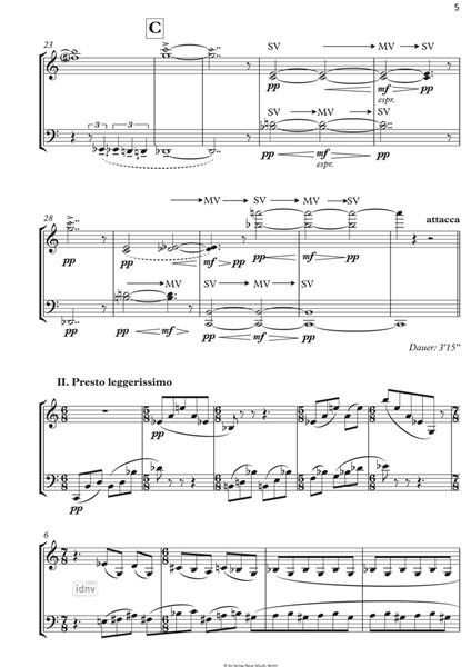 3 Moments musicaux für Violine und Violoncello (2015) 3 Moments musicaux für Violine und Violoncello (2015)