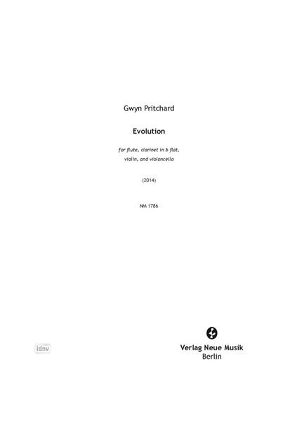 Evolution für Flöte, Klarinette, Violine und Violoncello (2014)