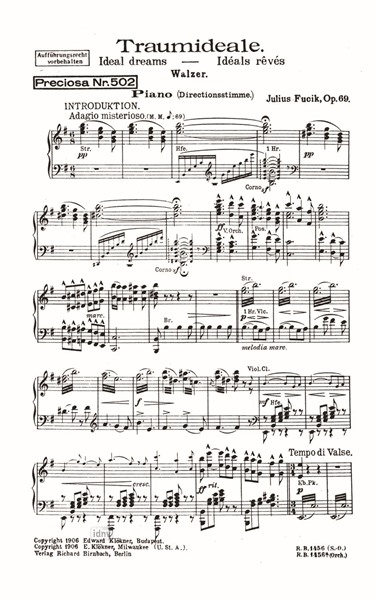 Traumideale Op. 69 für Salonorchester Traumideale Op. 69 für Salonorchester
