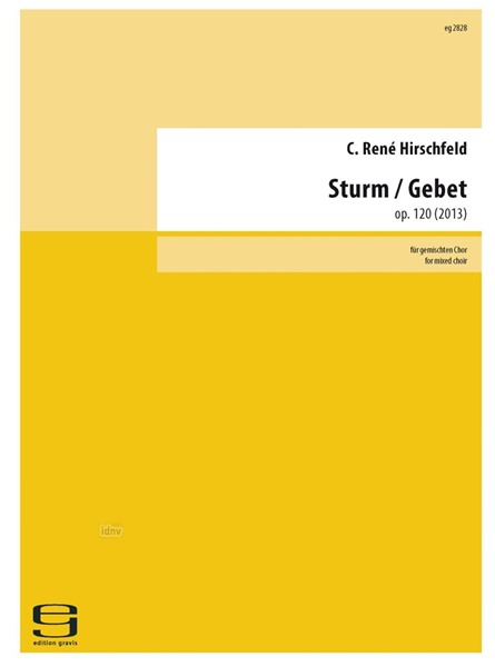 Sturm / Gebet für gemischten Chor (2013)