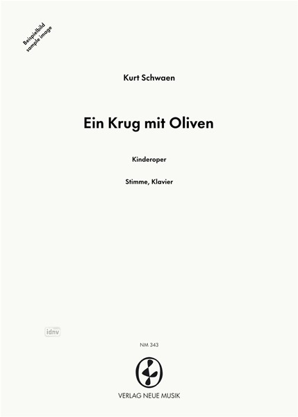 Ein Krug mit Oliven für sechs Kinderstimmen solo, Sprecher, Kinderchor und Klavier