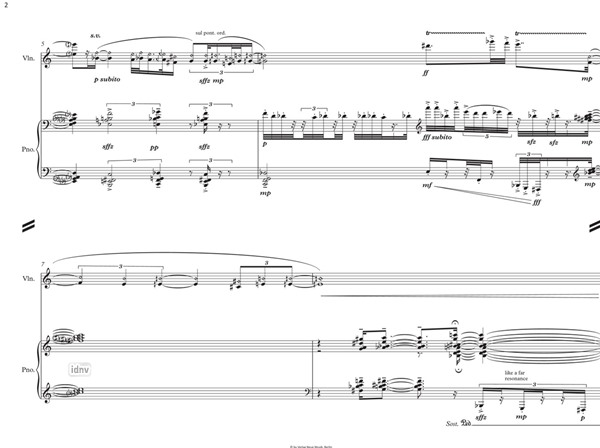 Kebyar Baru II für Violine und Klavier (2015) Kebyar Baru II für Violine und Klavier (2015)