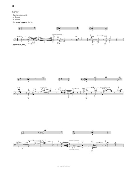 Sonata for Solo Cello für Cello (2005) Sonata for Solo Cello für Cello (2005)