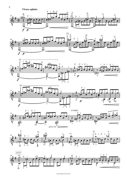 Cavatina für Gitarre solo Cavatina für Gitarre solo