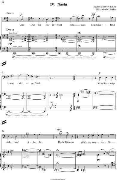Link-Zyklus für Bariton und Klavier Link-Zyklus für Bariton und Klavier