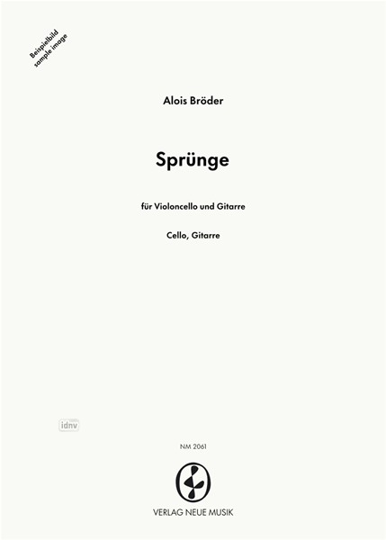 Sprünge für Violoncello und Gitarre (1992) Sprünge für Violoncello und Gitarre (1992)