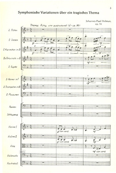 Symphonische Variationen für Orchester op. 71 Symphonische Variationen für Orchester op. 71