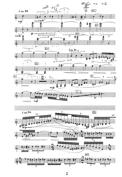 Musica für Klarinette und Streichquartett (1984-1985) Musica für Klarinette und Streichquartett (1984-1985)